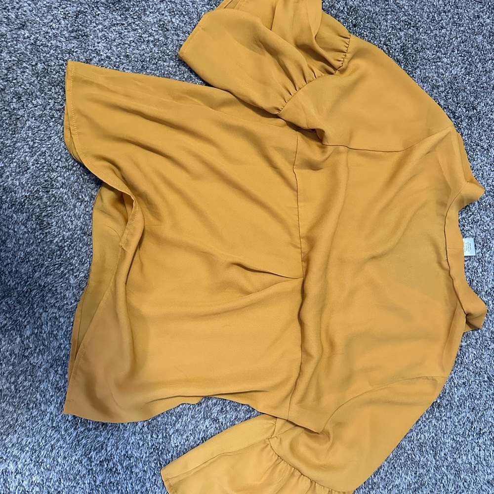 Yellow Dressy Top